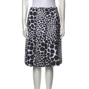 NWOT RUNWAY Michael Kors Collection made in Italy  animal print skirt si…